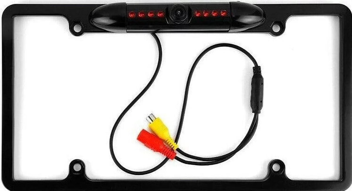 Backup Camera Rearview License Plate Waterproof for Kenwood DDX-512 DDX512 dark