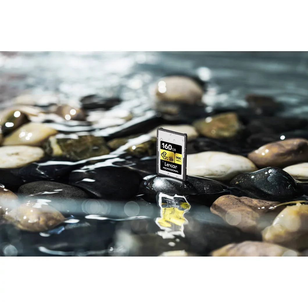 Lexar CFexpress Type A Pro Gold R900/W800 Memory Card, 160GB (2-Pack) Bundle with Lexar Professional CFexpress Type A/SD USB 3.2 Gen 2x2 Reader