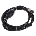 Boat Motor Fuel Line Hose with Connector And Primer Bulb Outboard Motors - ebony, 6.5x11mm