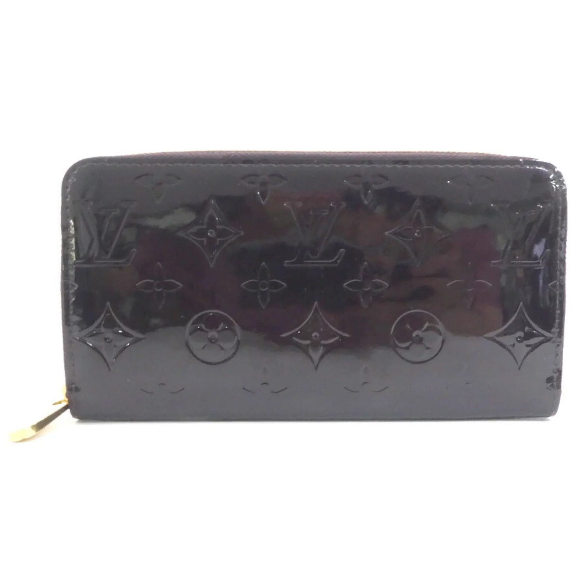 Pre-Owned Louis Vuitton LOUIS VUITTON Round Zipper Long Wallet Monogram Verni Zippy Amaranto Unisex M93522 (Good)