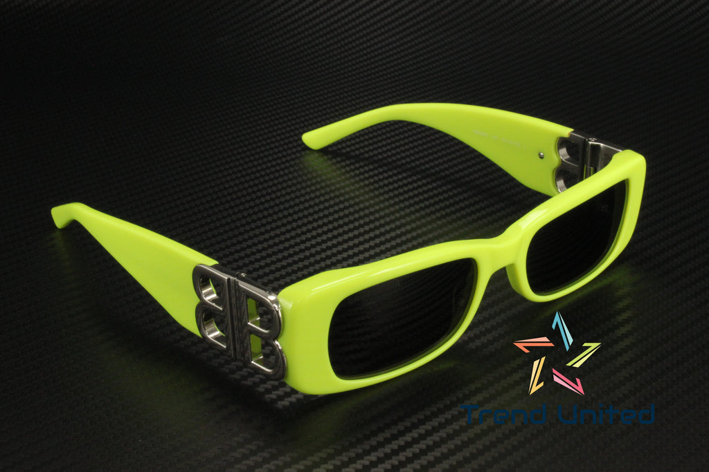 Balenciaga Grey Rectangular Ladies Sunglasses BB0096S 008 51