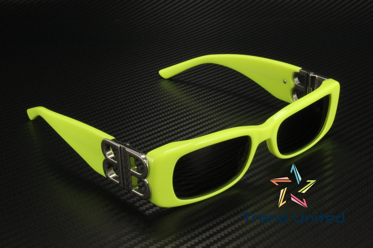 Balenciaga Grey Rectangular Ladies Sunglasses BB0096S 008 51