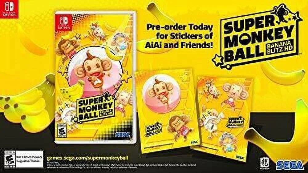Super Monkey Ball: Banana Blitz HD for Nintendo Switch [New Video Game]