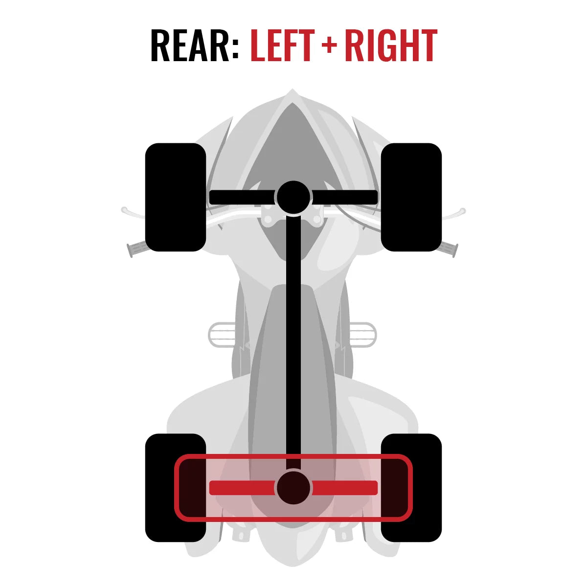 2 pc Sixity XT Rear Left Right Axle compatible with Polaris Ranger 1000 2015 - R15RTAD1AA EA DIESEL 4X4