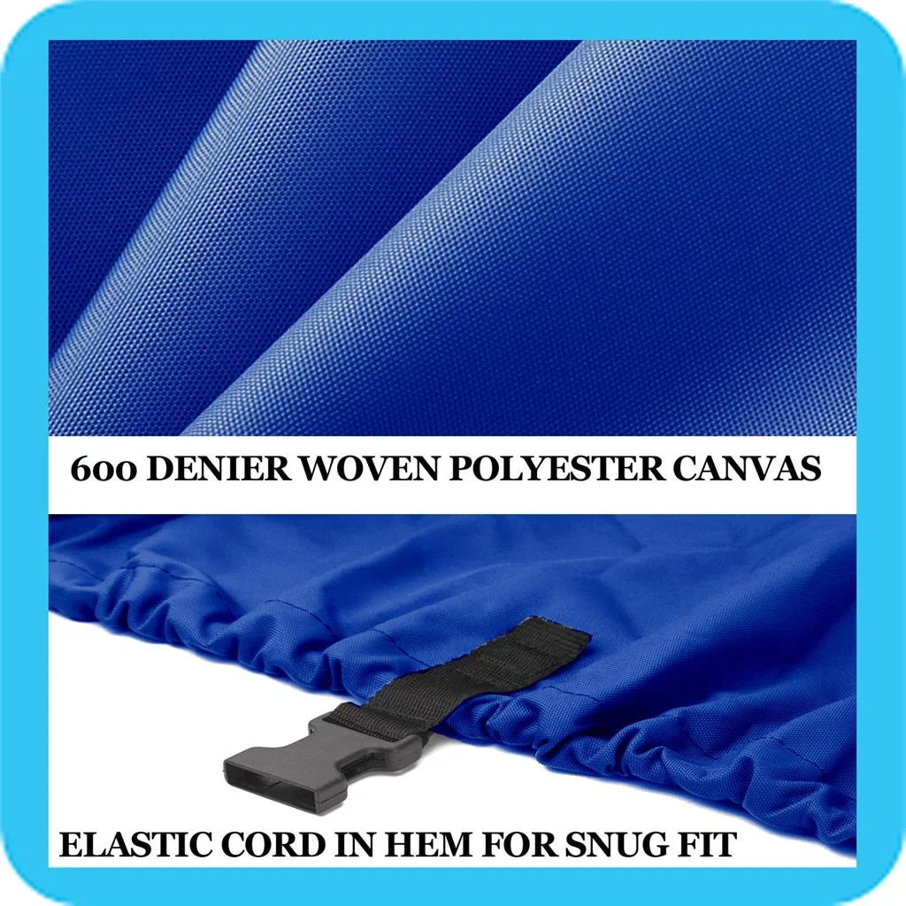 BLUE, GREAT QUALITY BOAT COVER Compatible for CHARGER 2000 CUDDY ALL YEARS