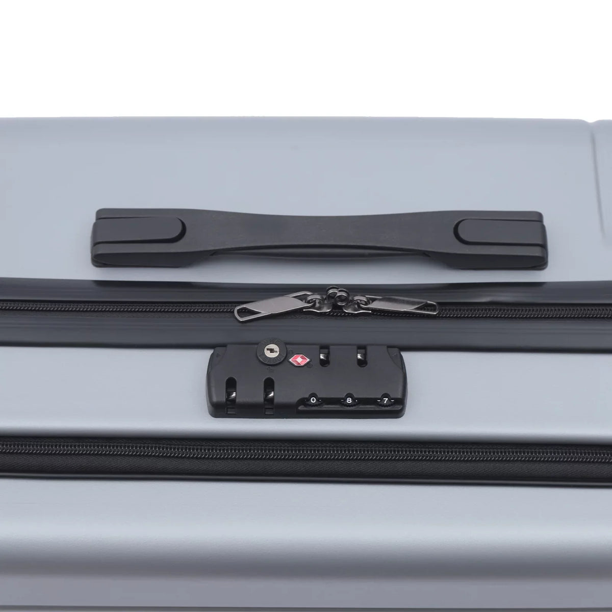 Wuzstar 24" Traveling Luggage PC+ABS Luggage Bags with TSA Lock Durable Spinner Wheels Hardside Carry On Suitcase , Silver