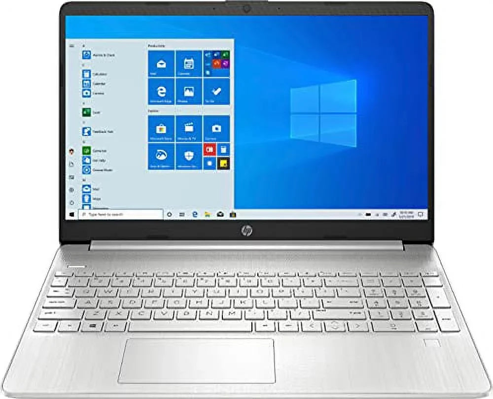 2022 15.6" HD Touchscreen Laptop PC  4-Core i5-1135G7 8GB DDR4 256GB NVMe SSD Iris Xe Graphics Webcam HDMI WiFi AC RJ45 BT USB-C Backlit Keyboard Silver Windows 10 Pro w/RE Accessories