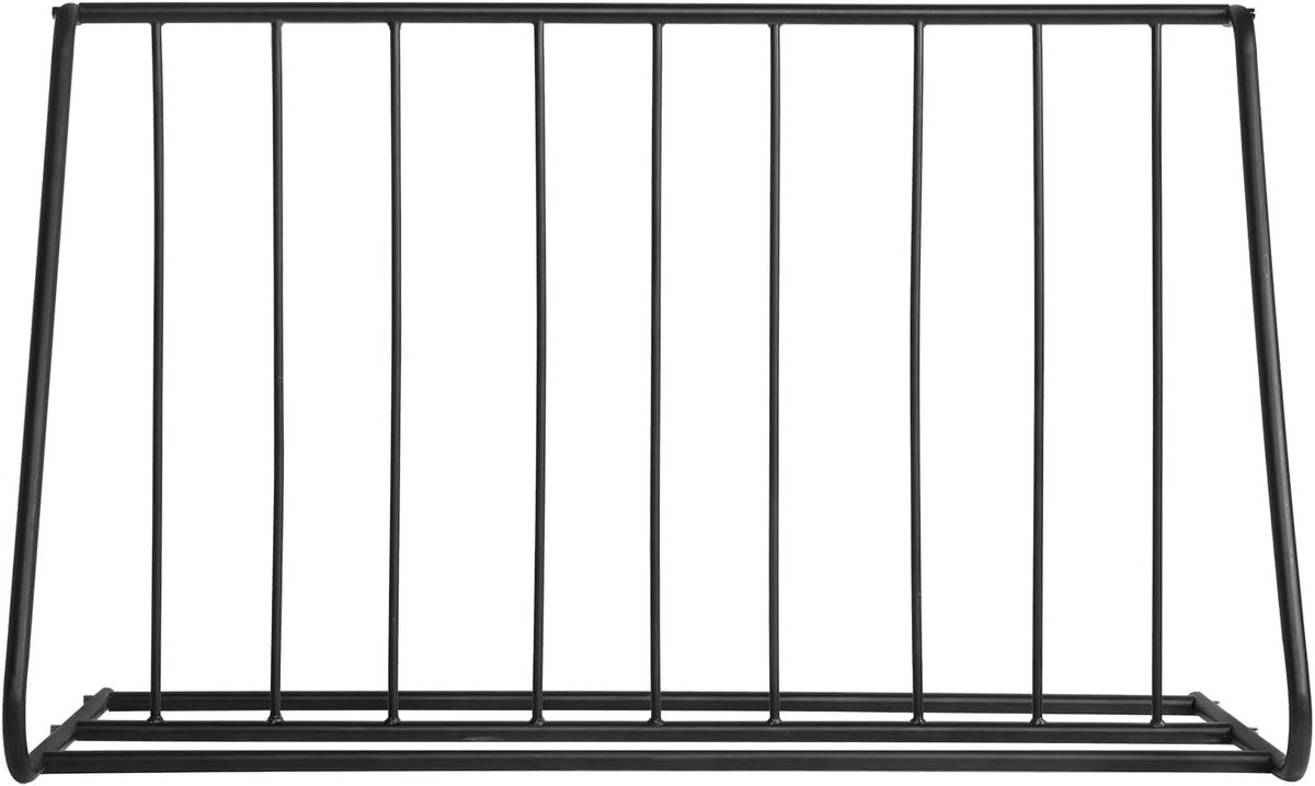 YGDU 6-Bicylce Capacity Steel Pipe Double-Sided Bike Rack Stand/Grid Bicycle Parking Storage Holder, ebony