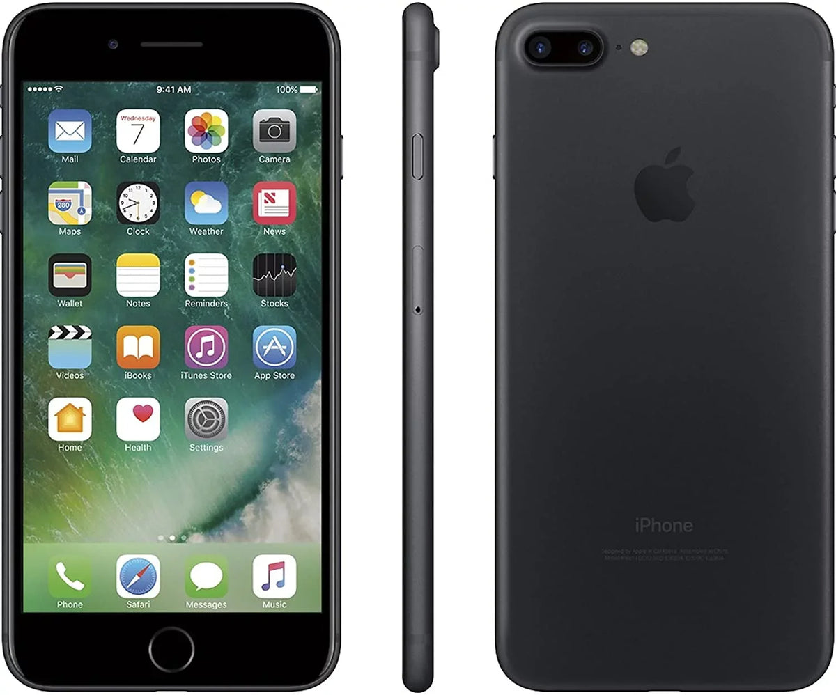 Pre-Owned  iPhone 7 Plus A1784 256GB Matte ebony GSM Unlocked (AT&T/T-Mobile Compatible) 5.5" Smartphone (Refurbished: Fair)