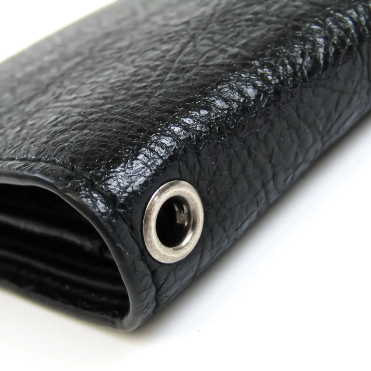 Pre-Owned Balenciaga 504934 Unisex Leather Wallet (bi-fold) charcoal (Good)