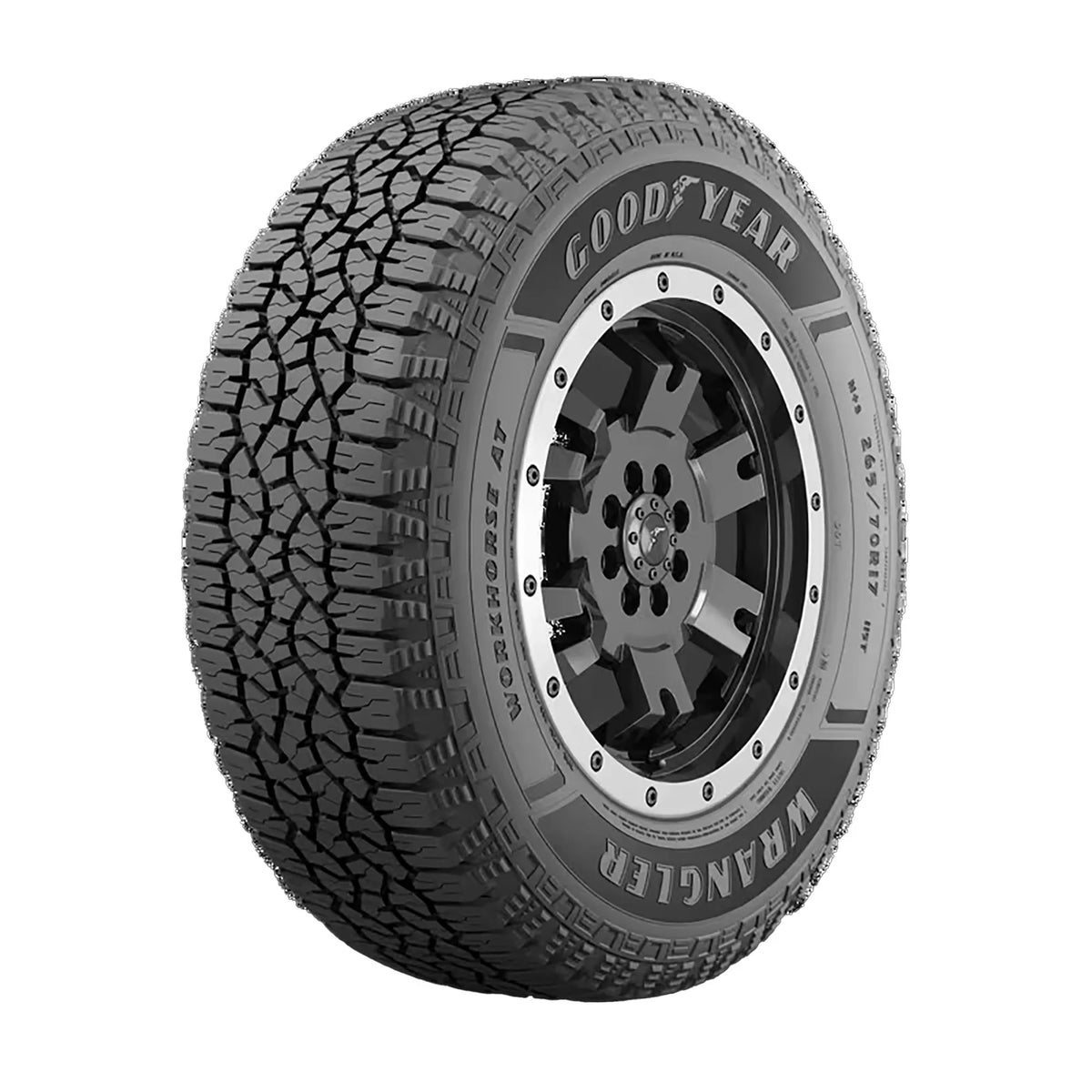 GOODYEAR WRL WORKHORSE AT(P) 245/75R16 111S Fits: 2015  Tacoma TRD Pro, 1996-2002 Chevrolet Tahoe LT