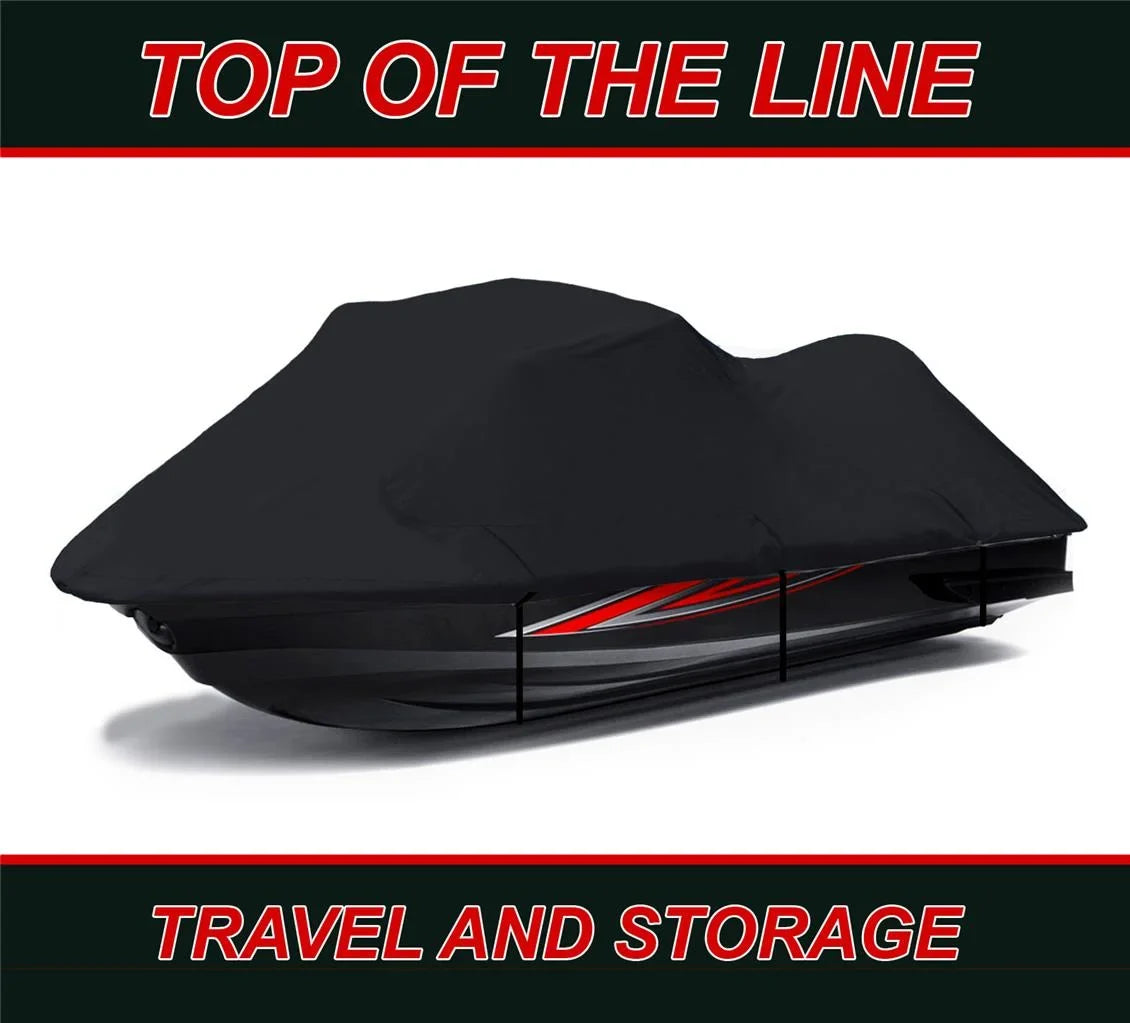 ebony PWC 600D JET SKI Cover Compatible for Polaris Virage TX 2000 2001 2002
