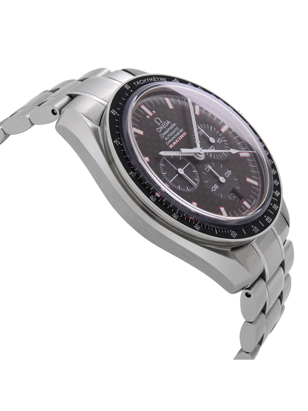 Omega Speedmaster Racing Chronograph Carbon Dial Automatic Mens Watch 3552.59.00