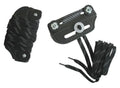 A&R Sports Hockey Goalie Slider Toe Bridge, Pair - Leather, Nylon Lace, Hardware (ebony)