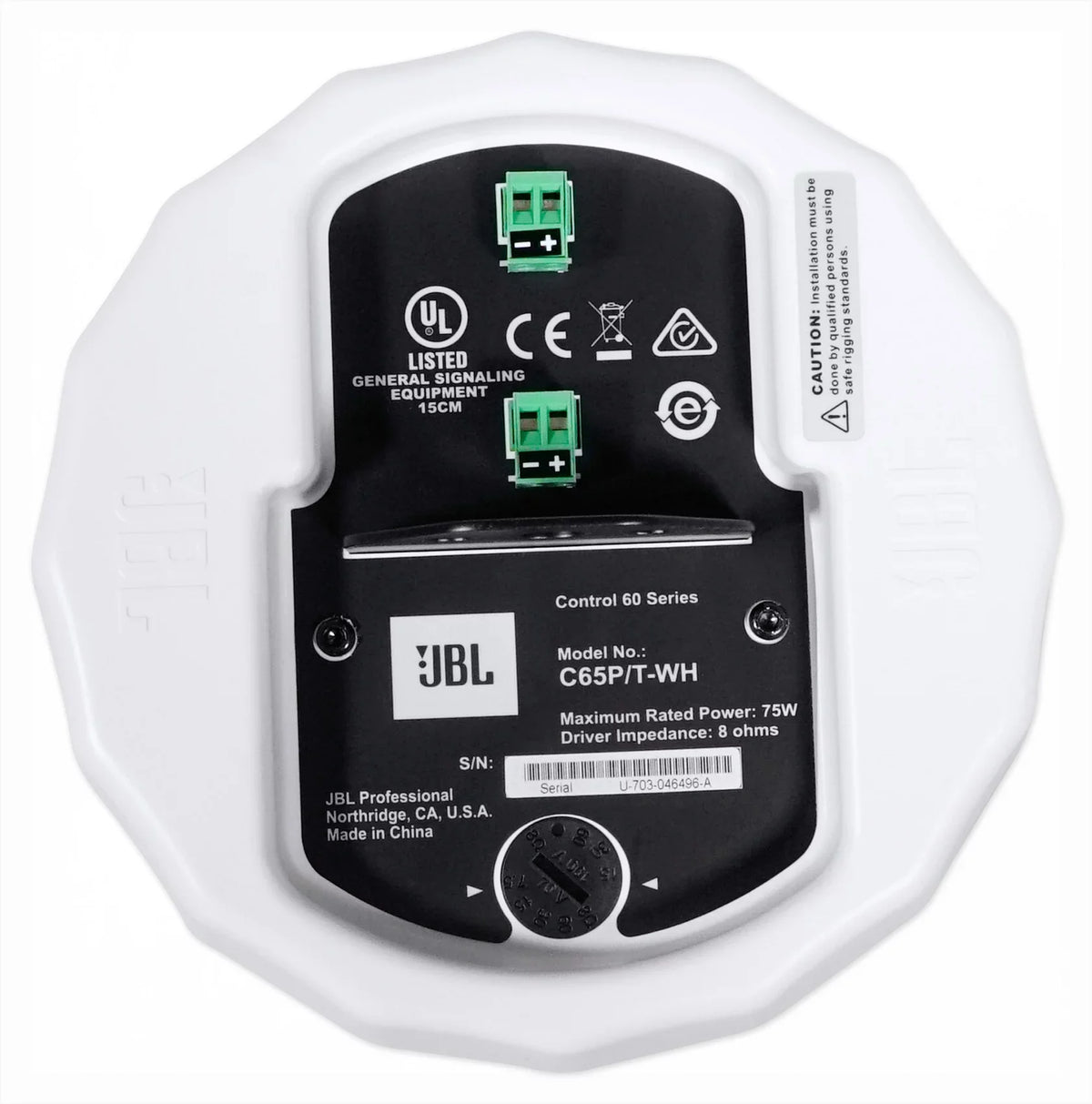 4-Zone Matrix Multi Source Commercial Amplifier+(6) JBL White Pendant Speakers