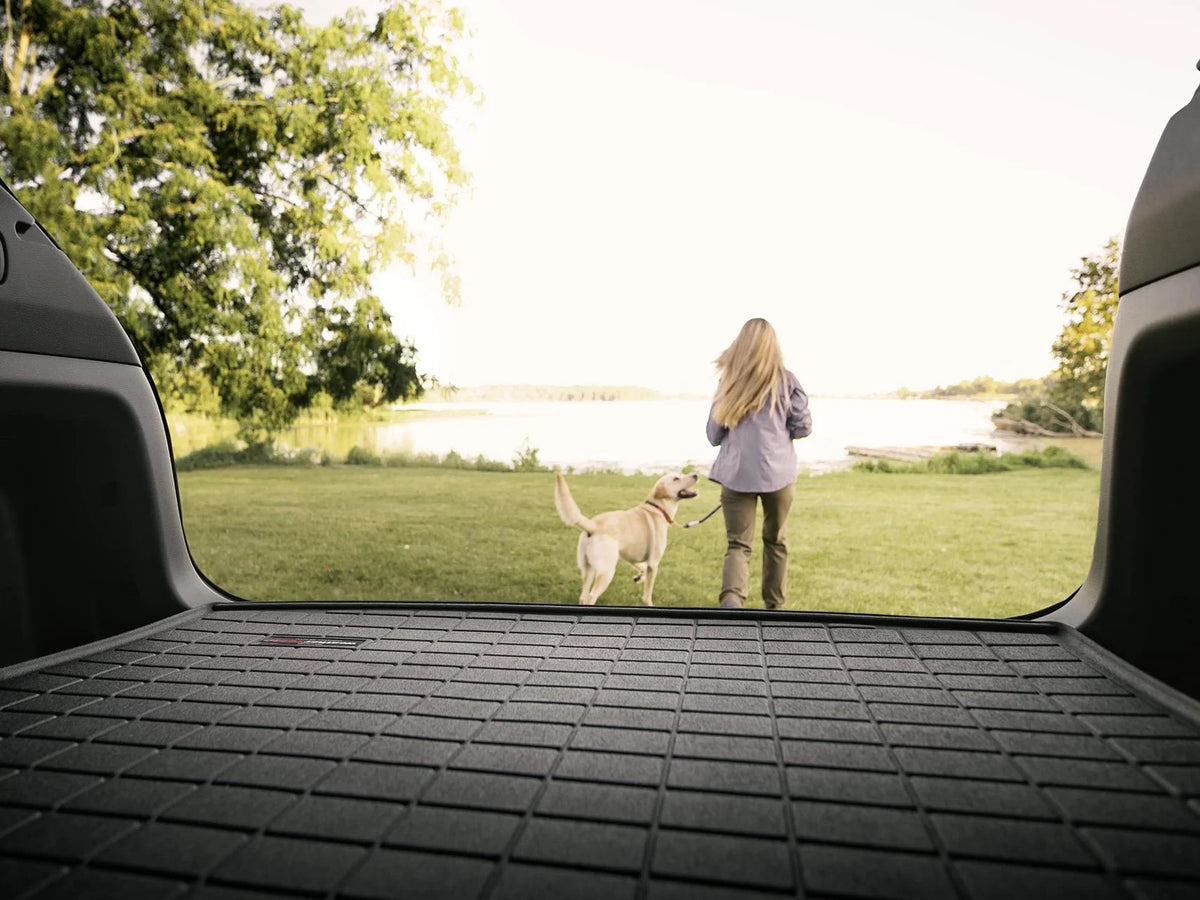WeatherTech Cargo Trunk Liner with Bumper Protector compatible with 2011-2013  Highlander - Behind 2nd Row Seating With Bumper Protector, Grey