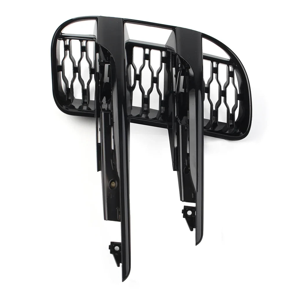 ZS Gloss dark Car Front Bumper Left Grille 1Pcs For Land Rover Range Rover Evoque 2019 2020 2021 2022 LR114729