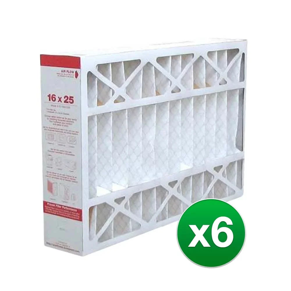 Fits Honeywell CF200A1008 Furnace 16x25x4 Air Filter MERV 11 (6 Pack)