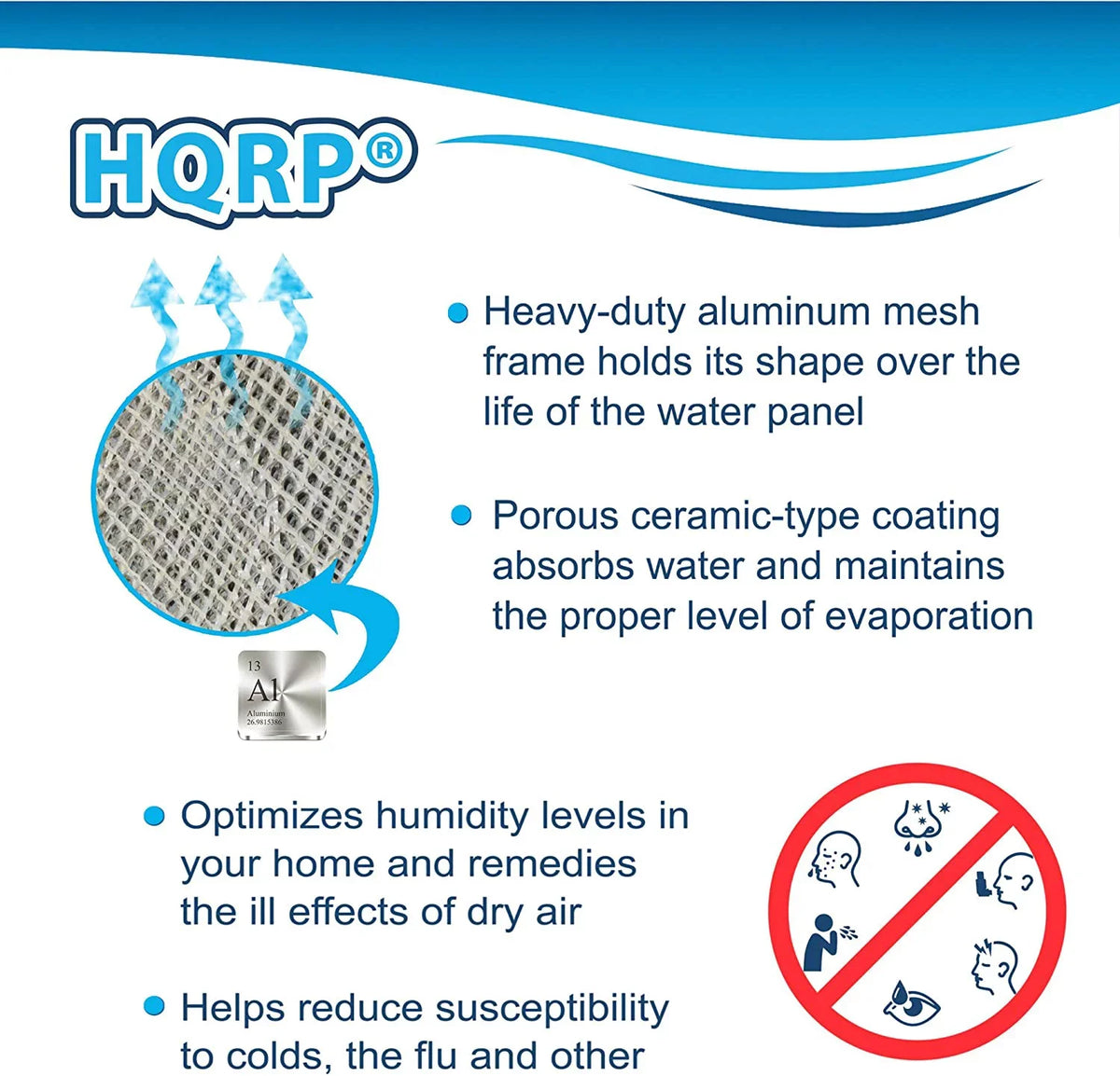 HQRP 2-Pack Water Panel for Aprilaire #35; 700, 700M, 600, 600M, 350, 360, 560, 568 Humidifiers