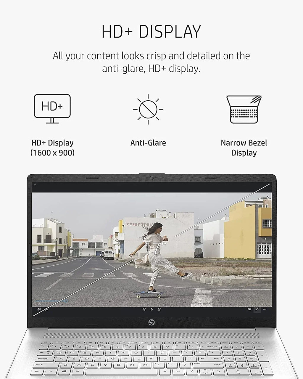 2021 Newest  17 Laptop, 17" HD+ Anti-Glare Screen, 11th Gen  Core i5-1135G7,  Iris Xe Graphics, 32 GB RAM, 2 TB HDD, Long Battery Life, Webcam, Mics, Win10, Silver + Oydisen Cloth