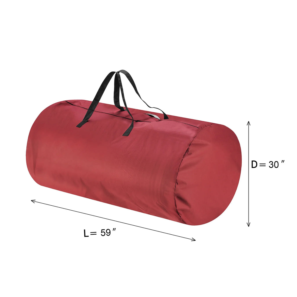 Tree - Red. Tiny Tim Totes 83-DT5563 5700 Canvas Christmas Tree Storage Bag - Extra Large - 12 ft
