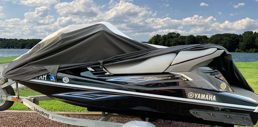 SUPER HEAVY-DUTY Jet Ski PWC Watercraft Cover Compatible for Kawasaki 750 STX 1994-1998 Trailerable TOP OF THE LINE