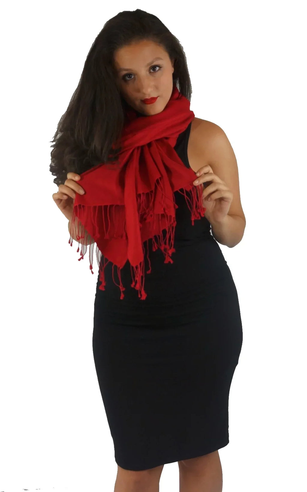 Scarf/Scarves/Shawl/Shawls/Stole/Wrap/Pashmina Scarf/Pashmina Shawl/Cashmere/Cashmere Scarf/Wool/Silk (Wine)
