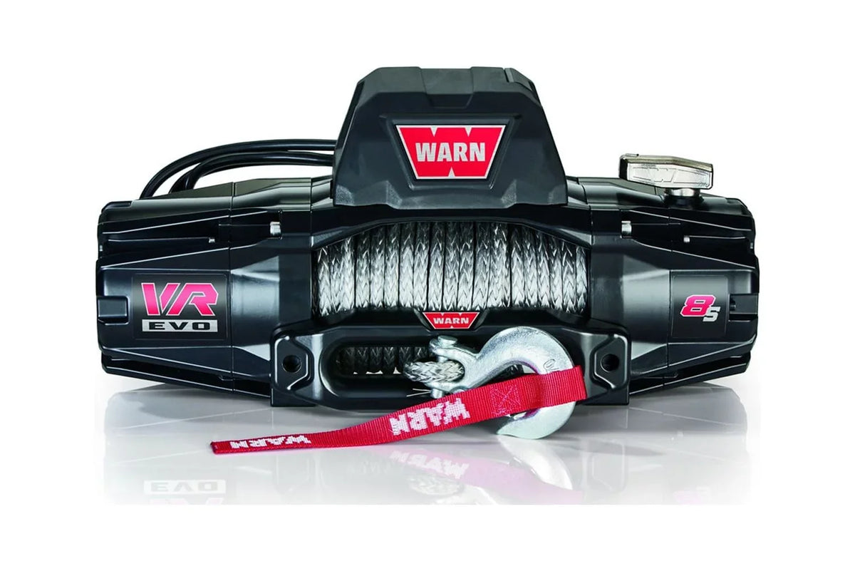 Warn - 103251 - VR EVO 8-S STANDARD DUTY 8,000LB WINCH WITH SYNTHETIC ROPE Fits select: 1992-2008  F150, 1999-2013 CHEVROLET SILVERADO