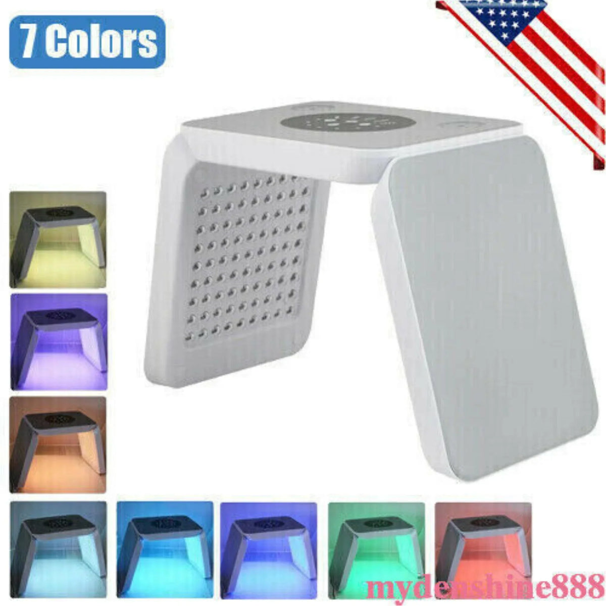 7 Colors LED Facial Mask Machine for Skin Rejuvenation & Acne  - Photon Light Therapy Beauty Tool, Made in