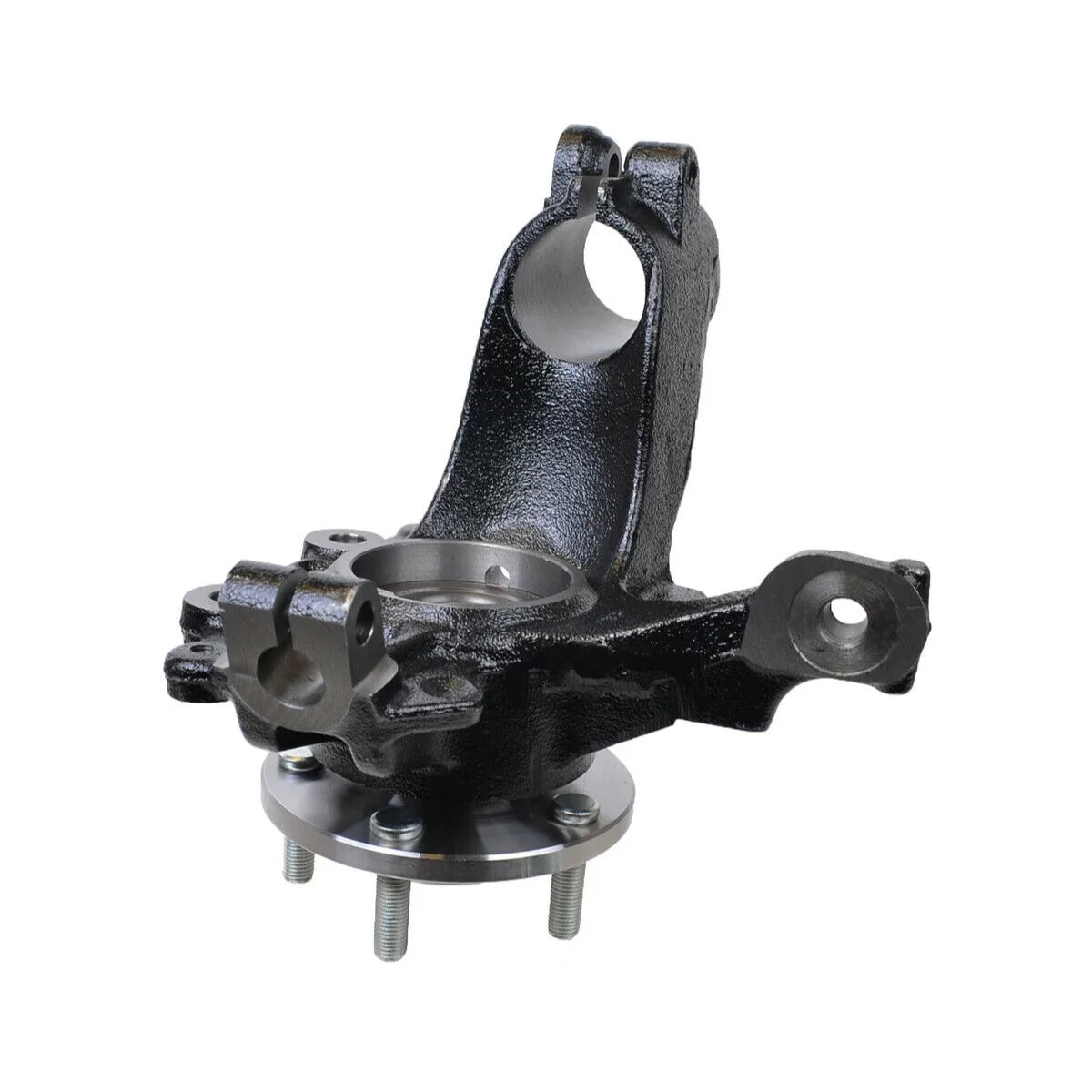 AutoShack Front Steering Knuckle and Wheel Bearing Hub Assembly 5 Lugs with ABS Passenger Side Replacement for 2012 2013 2014 2015 2016 2017 2018  Focus 2.0L FWD