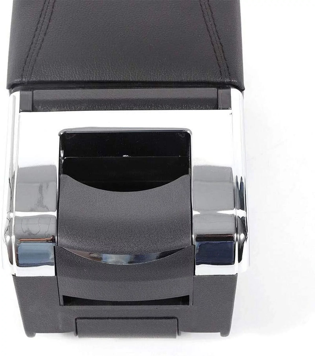 WUZSTAR Automotive Rotatable dark Armrest Console Storage Box Leather Cup Holder Storage Case