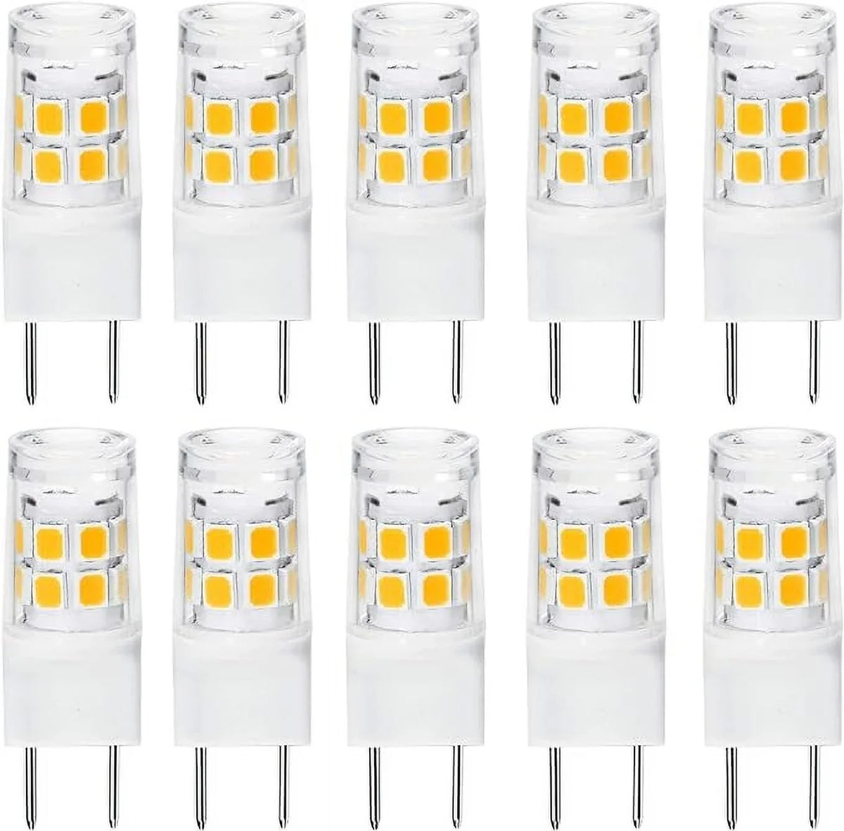 ETHT ETHT G8 LED Light Bulb 2.5 Watts Warm White 3000K - G8 Base Bi-pin Xenon JCD Type LED 120V 20W Halogen Replacement Bulb for Under Counter Kitchen Lighting.Pack of 10(G8 Base Warm White 10PCS)