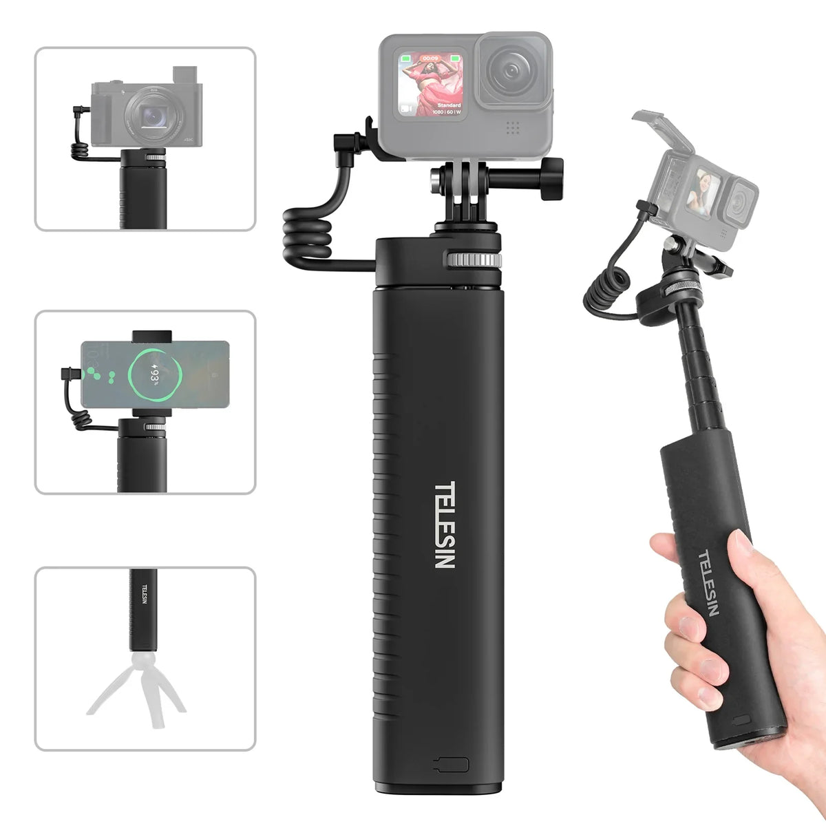 Selfie Stick,Pole With 1/4 With 1/4 1 inch Stick Pole With Te-css-001 Reable Stick Stick Pole 1/4 inch Screw Stick /pd3.0 Qisuo Dsfen Laoshe