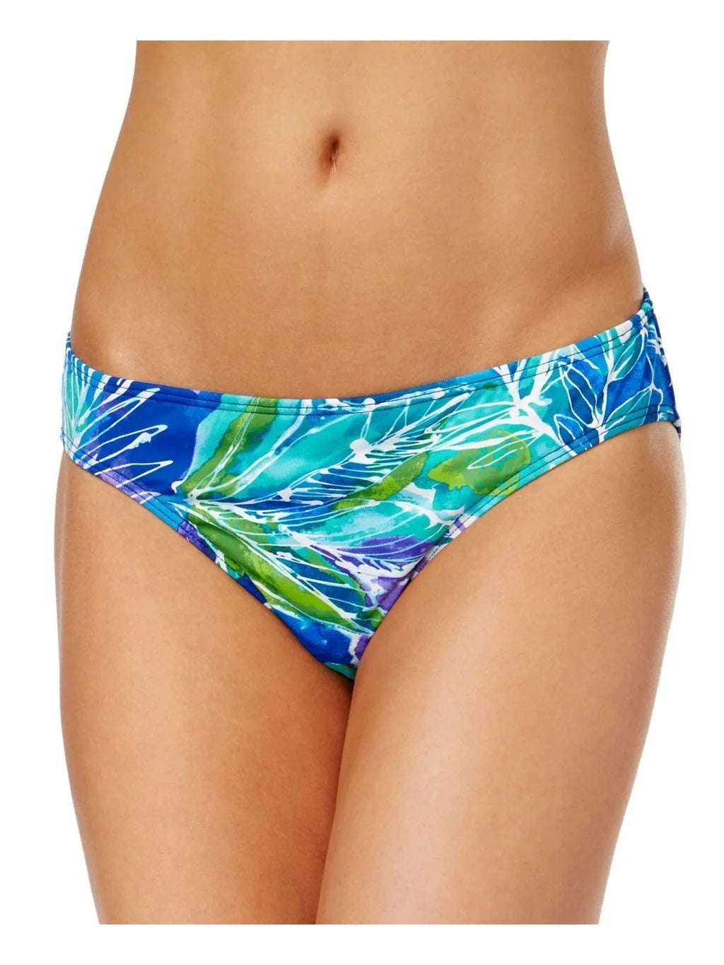 Ralph Lauren BLUE Tropical Hipster Bikini Swim Bottom, US 14