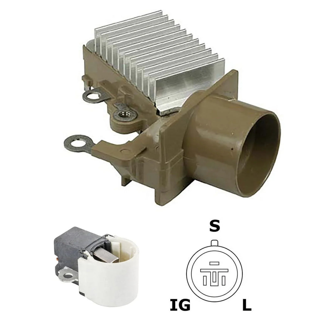 New 12V Regulator Kit Compatible With Cat Denso GM Mercury Sierra Marine Engine And Various Models 1994 1995 1996 1997 1998 1999 2000 By Part Numbers IN277 1260001770
