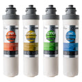 iSpring F4DS 6-Month Replacement Supply Filter Cartridge Pack Set for DS4B & DS4S, Sediment Filter, Compound Filter, Carbon Block Filter and Post Carbon Filter (Pack of 1)