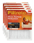 Filtrete 20x20x1, MERV 10, Micro Particle Reduction HVAC Furnace Air Filter, 800 MPR, 4 Filters