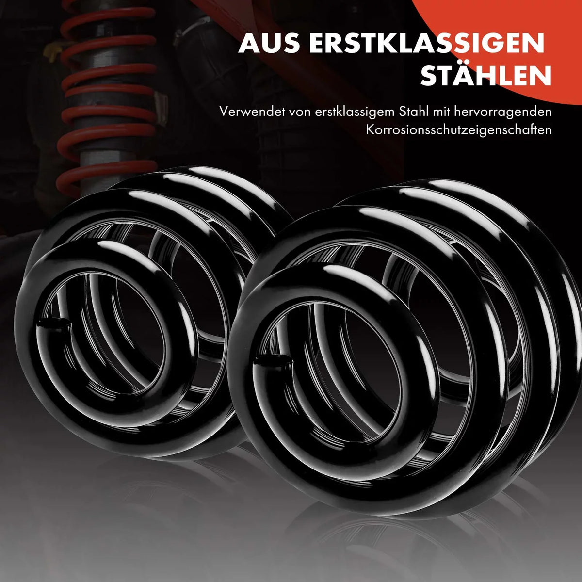 A-Premium 2Pcs Front Suspension Coil Spring Set Compatible with  Mustang 2011 2012 2013 2014 3.7L 5.0L, Driver and Passenger Side, Replace# AR3Z5310A, BR3Z5310A