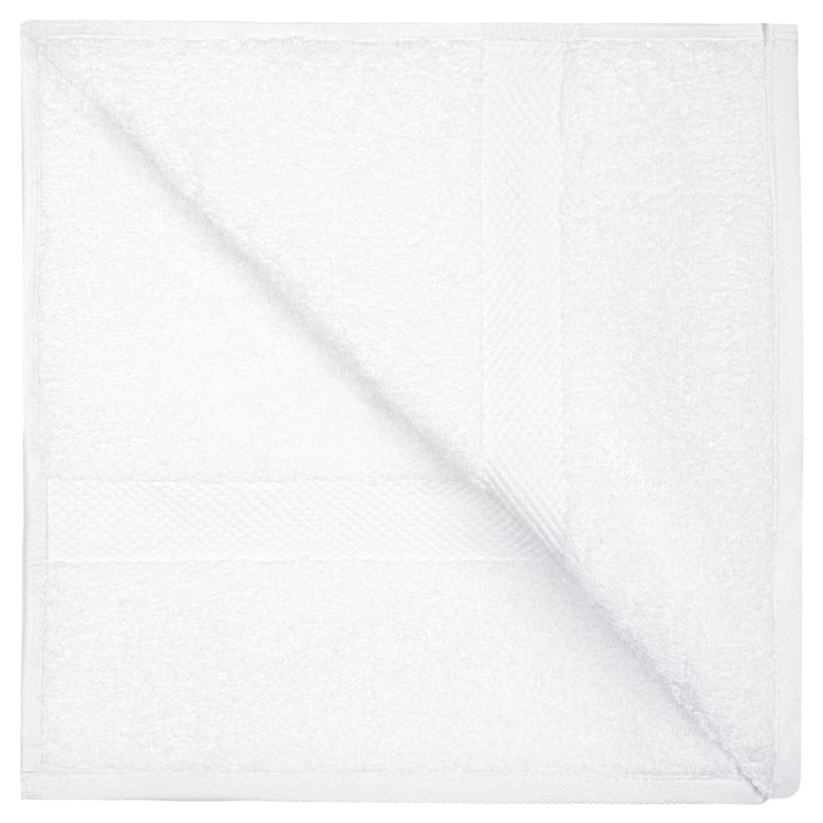 White Classic Luxury White Bath Towels - Large 30x56 1 inch, 100% Cotton American Linen Big White Towels, 2-Pack Bathroom Sheets | Set of 2, White