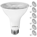 Luxrite 6-Pack LED PAR30 Flood Light Bulb 2700K Warm White 850 Lumens 11W Dimmable Wet Rated E26 Base UL Listed