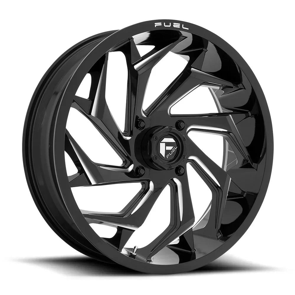 Fuel Reaction 18" Wheels ebony 40" MotoRavage XL Tires Kawasaki Teryx Mule