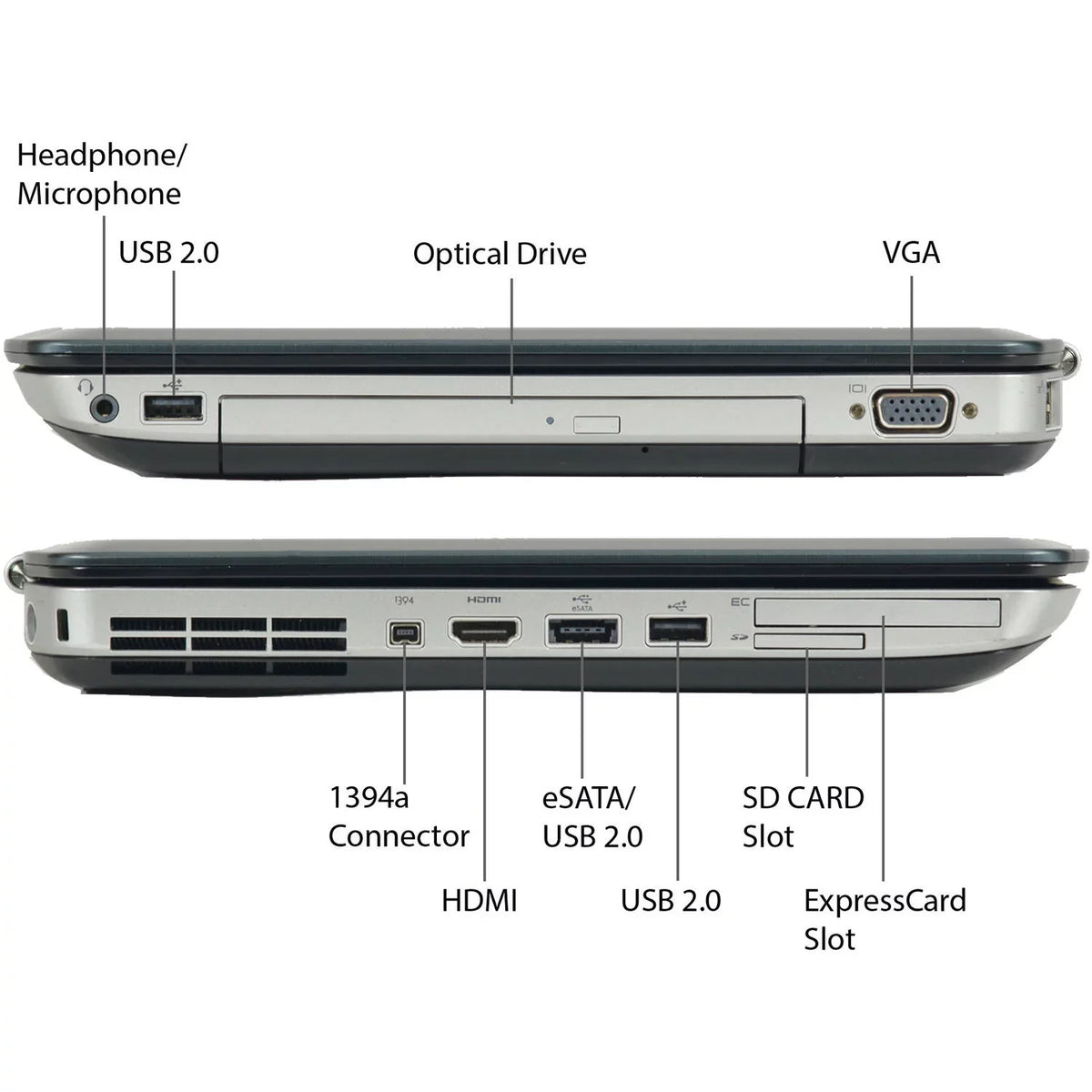Restored  ebony 14" Latitude E5420 Laptop PC with  Core i5 Processor, 6GB Memory, 500GB Hard Drive and Windows 10 Home (Refurbished)