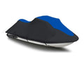 ebony / BLUE HEAVY-DUTY, 600 DENIER Cover Compatible for Kawasaki Ultra LX 2007 2008 2009 2010 2011 2012 2013 2014 2015 2016 2017 2018 2019 2020 2021 2022 Jet Ski PWC Watercraft Cover