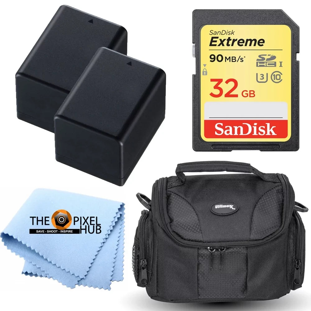 Battery Accessory Bundle Kit for  VIXIA HF R800 R80 R82 R50 R52 R400 R40
