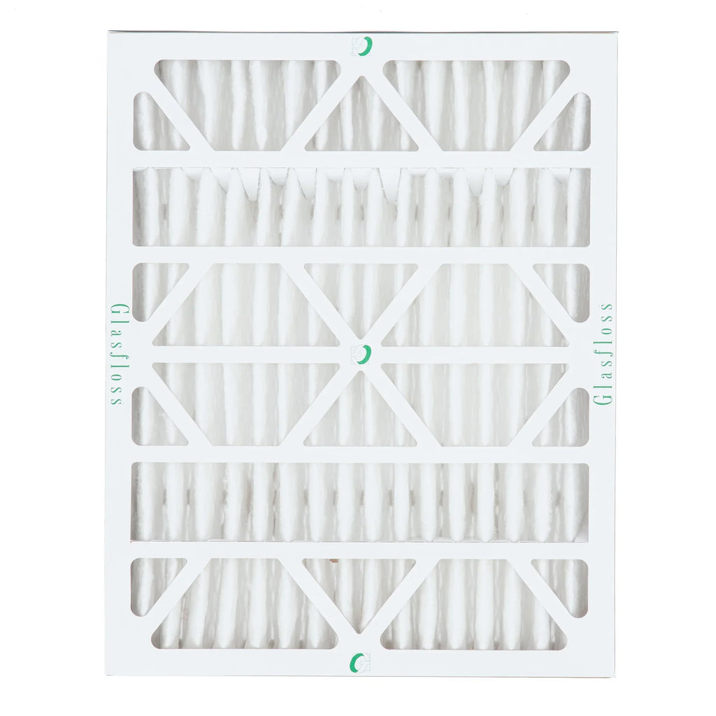 Actual Size: 19-1/2 x 24-1/2 x 3-3/4. 2 Pack of 20x25x4 MERV 10 Pleated 4" 25mm Air Filters by Glasfloss