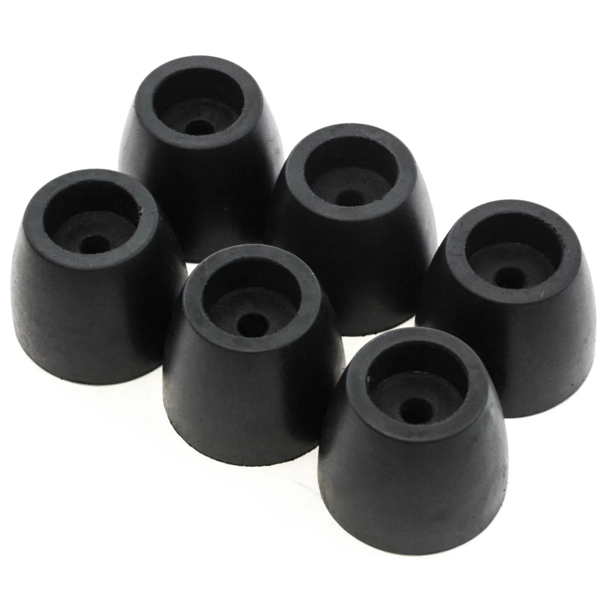 Red Hound Auto 6 Rubber Bumper for Trailer Compatible with Ramp Door Truck 2 Inches Thick Cone Replacement Cargo Stop